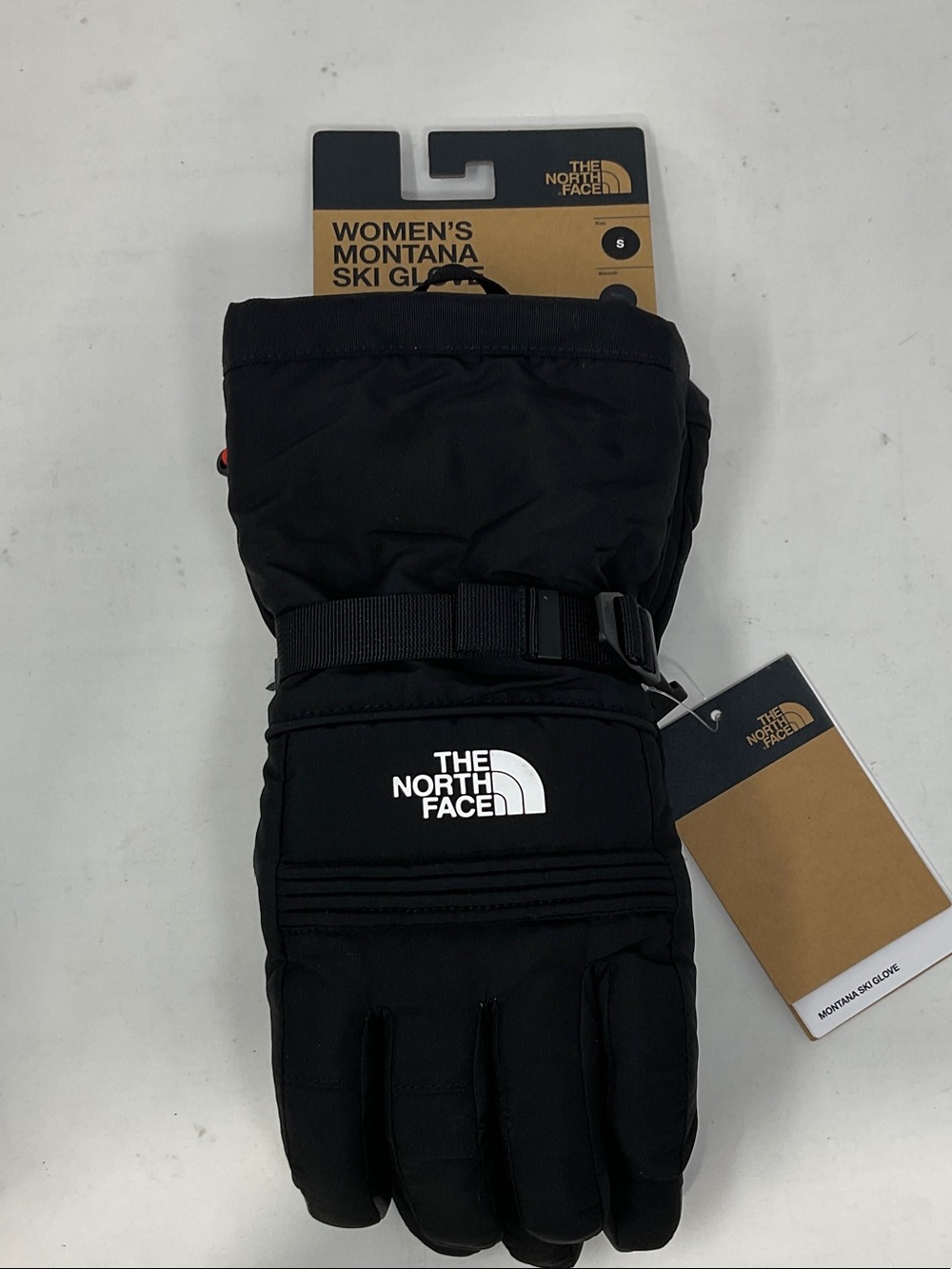The North Face Women's Montana Ski Gloves - Black with White Logo